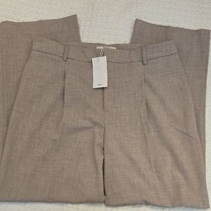 NWT Mango Women's Light Brown Dress Pants